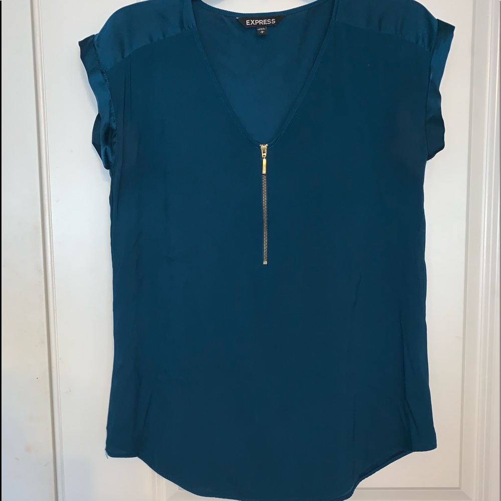 Dark teal Express top